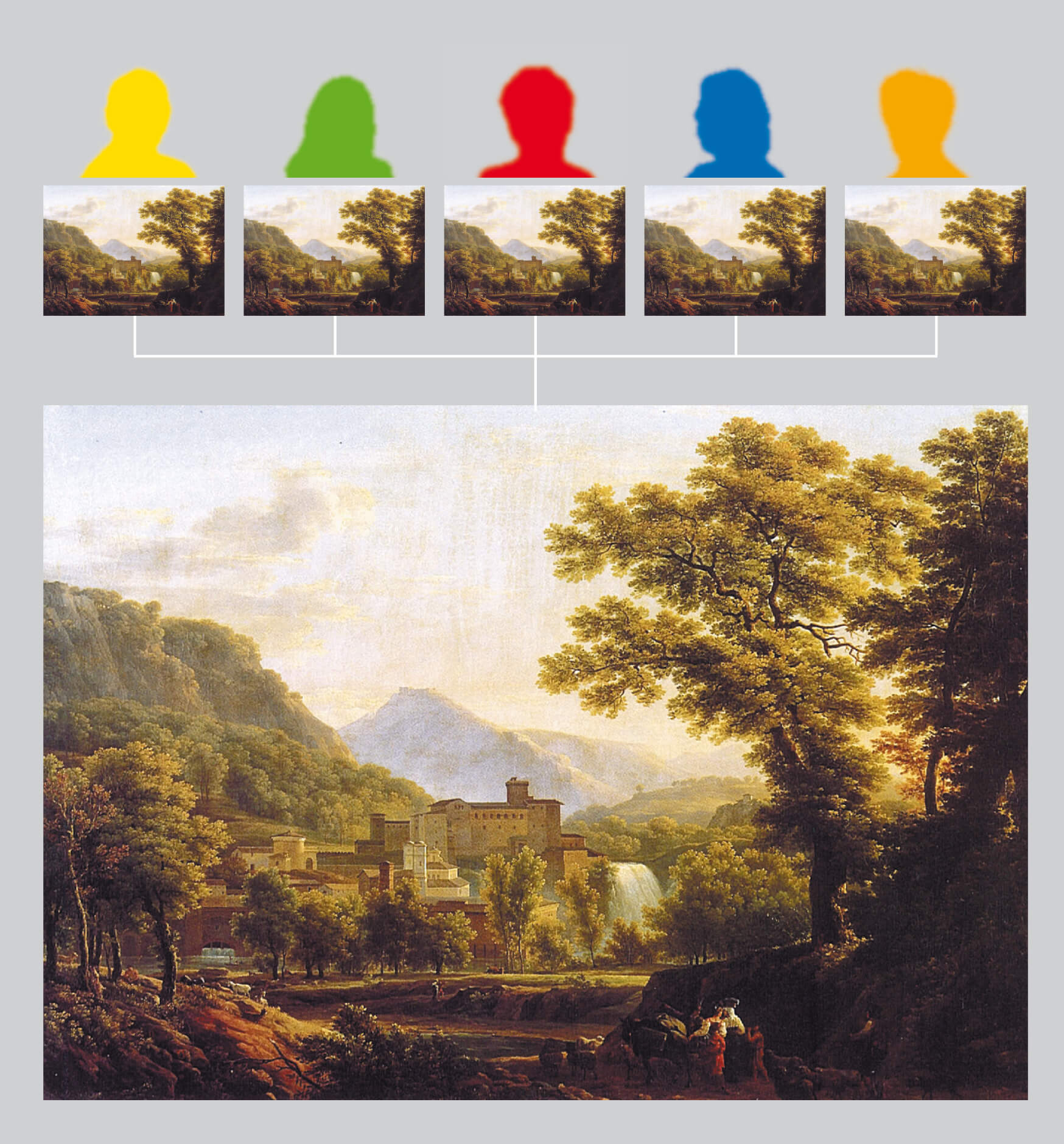 Italienische Landschaft, Joseph Bidauld, 1793, Louvre, Paris